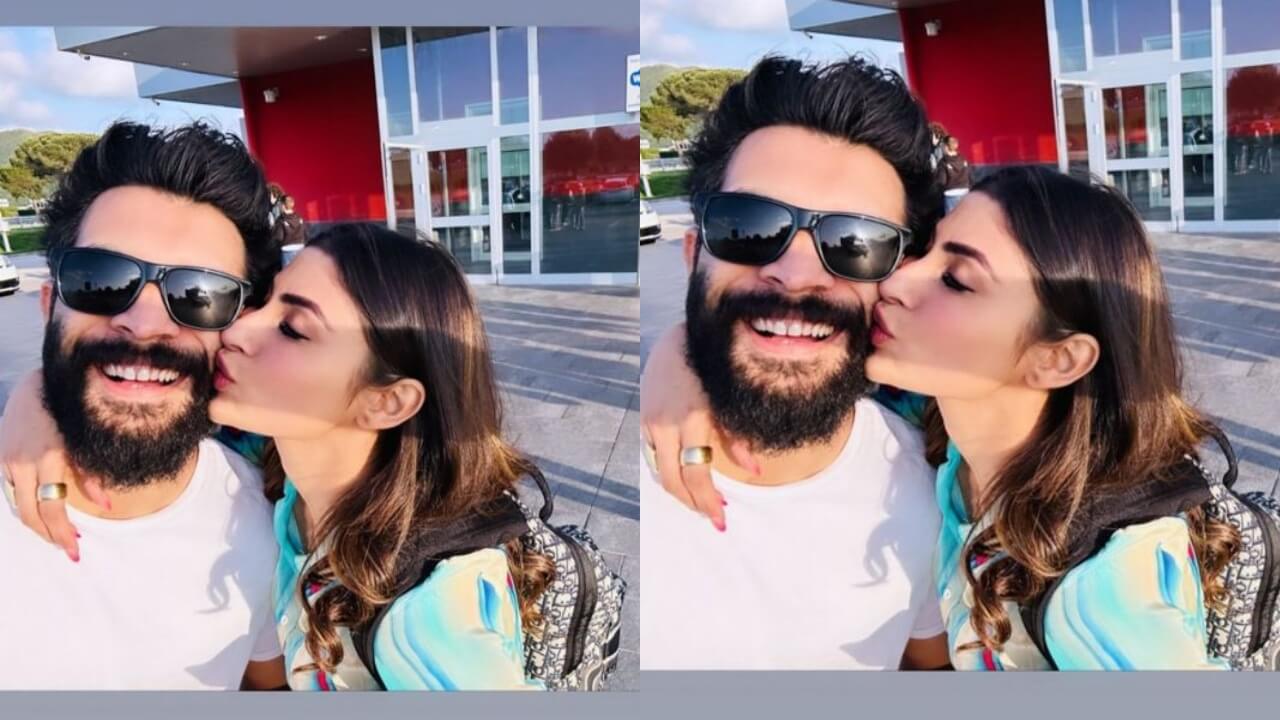 Mouni Roy's romantic kissing moment with husband Suraj Nambiar goes viral 806638