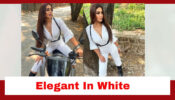 Naagin Fame Mahekk Chahal Dresses Elegantly In White; Goes On An Adventurous Bike Ride 805397