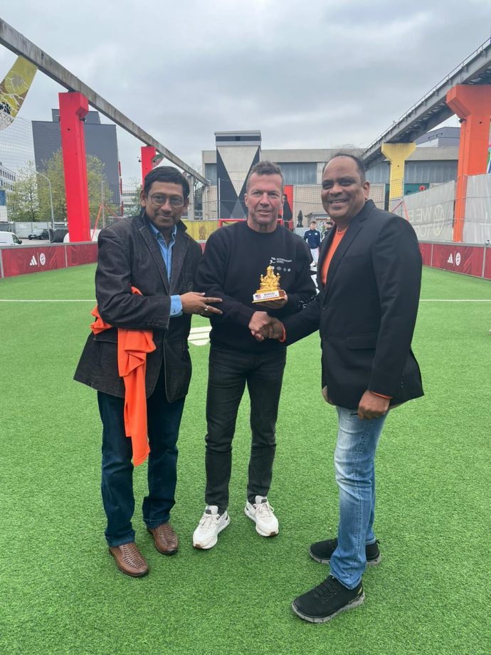 News9 Plus Corporate Cup 2023 winners have an exclusive date with Football Legend Lothar Matthaus in Munich; the veteran German Sports leader eyes an India visit to promote the sport. 811439