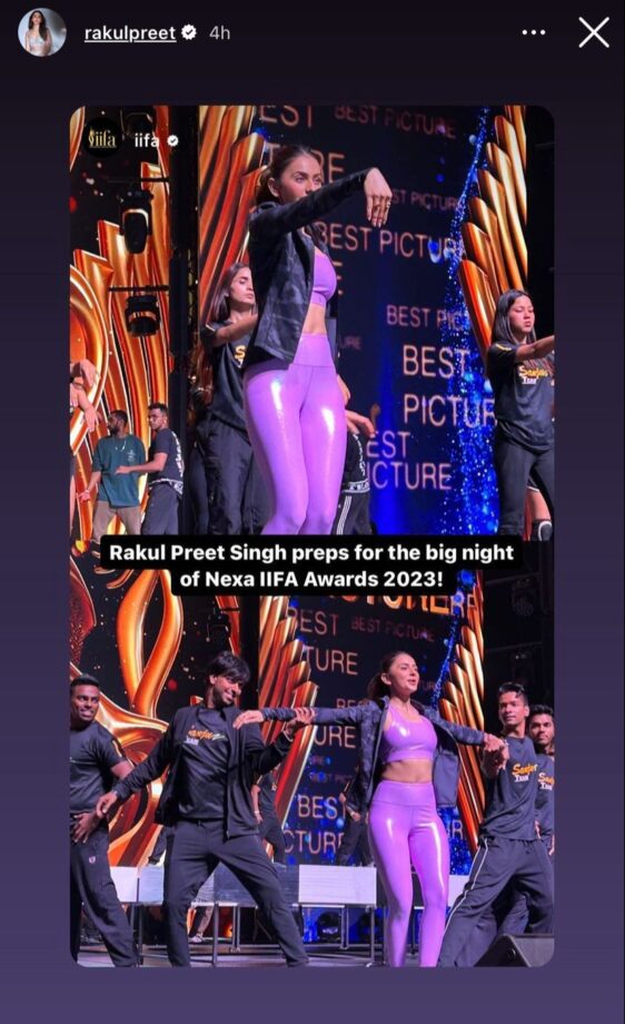 Rakul Preet Singh shares a glimpse amidst preps for her IIFA performance- and she proves she can look good in anything 810357