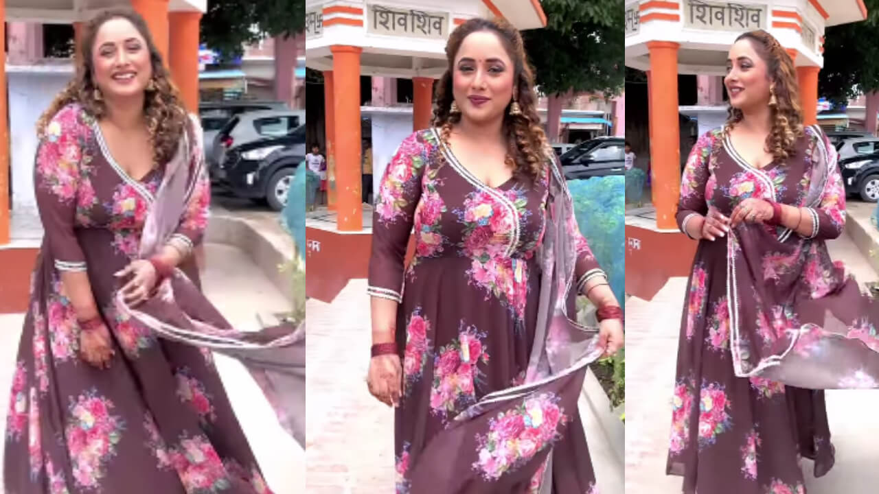 Rani Chatterjee's Filmy Moments In Floral Anarkali Is A Must Watch 810409