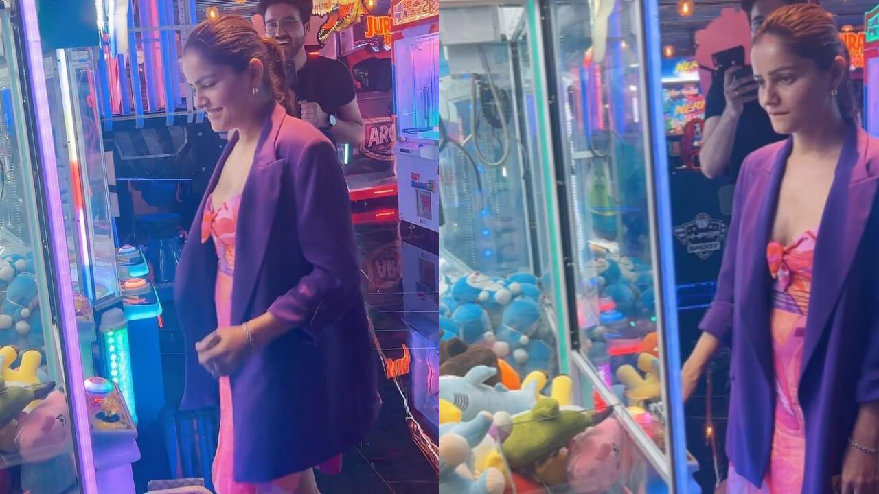 ROFL: Rubina Dilaik tries her hand in winning adorable soft toy, check out what happened next 809182