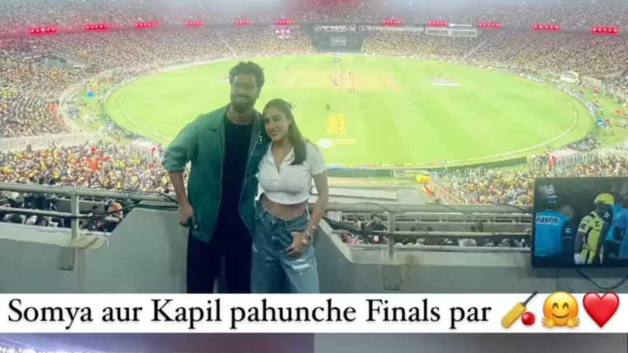 Sara Ali Khan and Vicky Kaushal attend IPL final match as part of promotions of their upcoming film, deets inside 811236