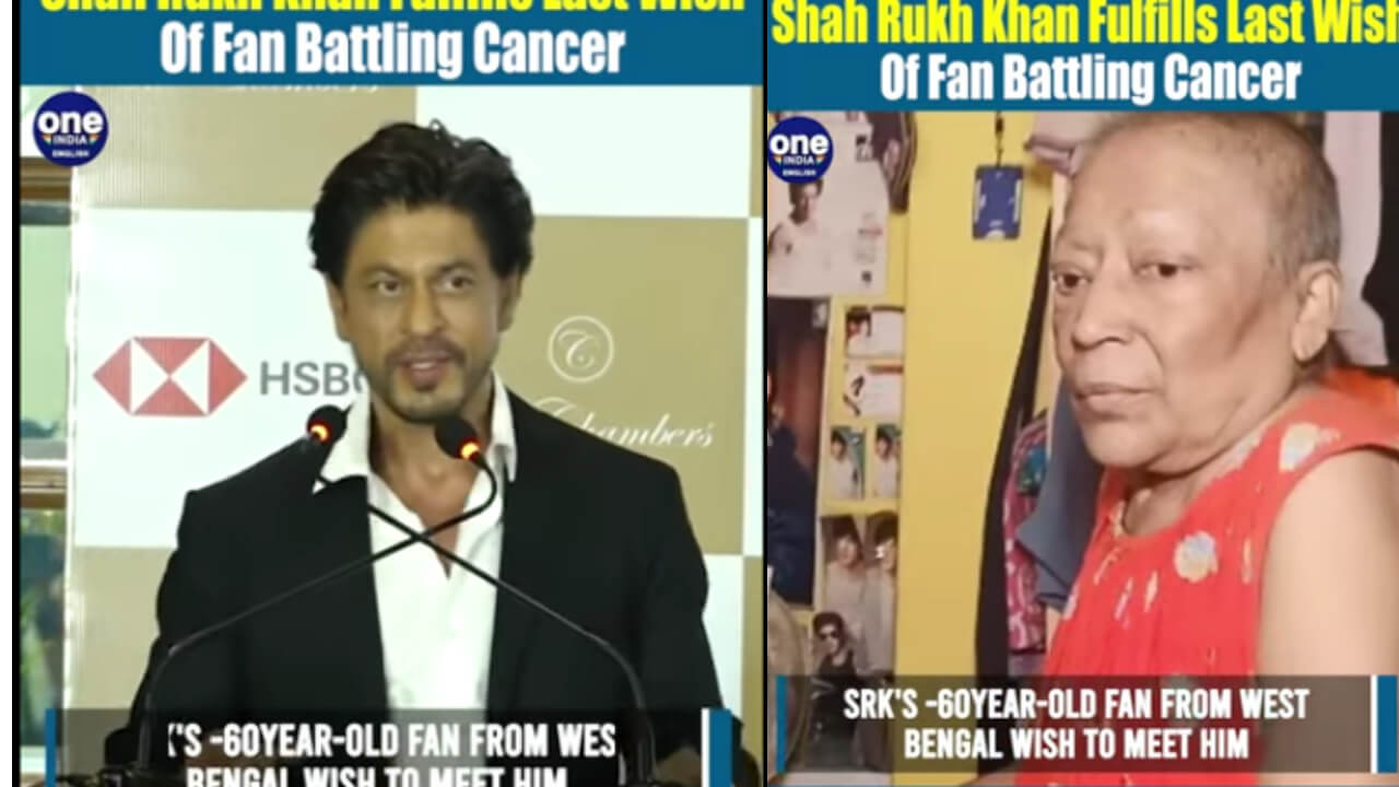 Shah Rukh Khan fulfills 60-year-old cancer patient's last wish
