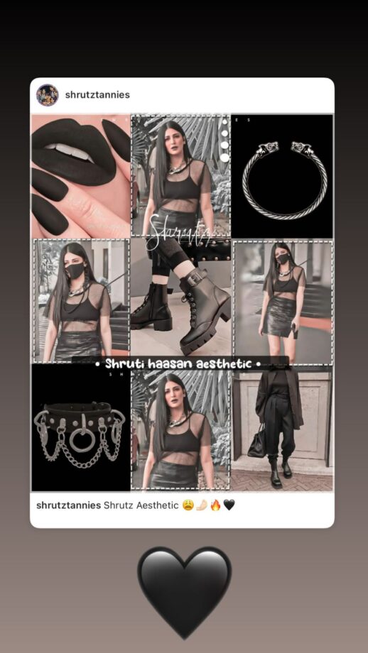 Shruti Haasan’s Goth fashion is so darn hot, see pics 809047