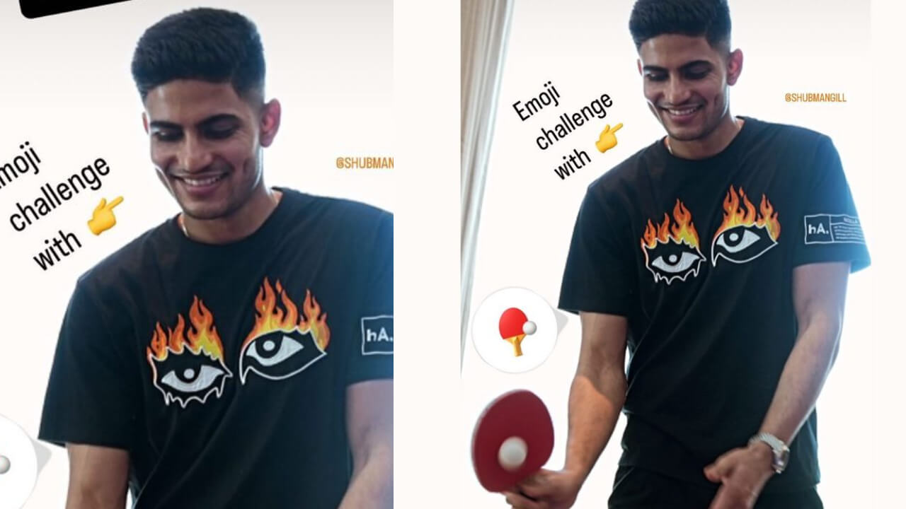 Shubman Gill invites you for a Table Tennis game, are you interested? 805799