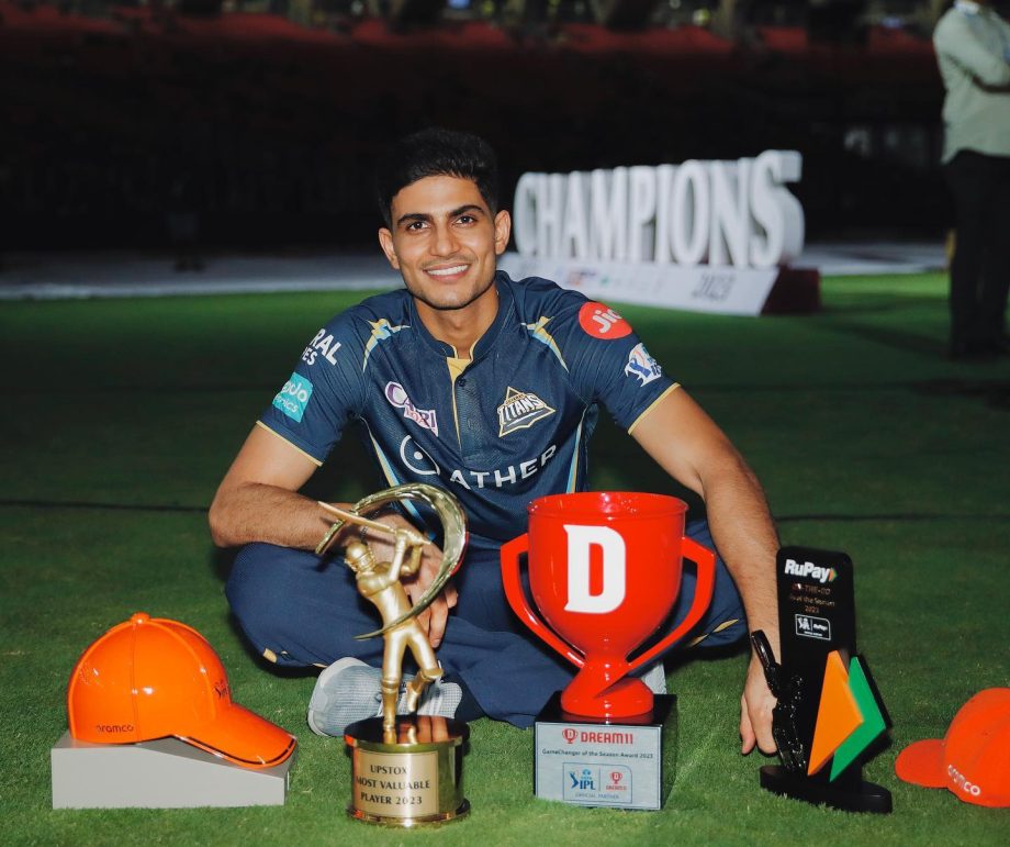 Shubman Gill's iconic snap after IPL 2023 wins hearts 811691