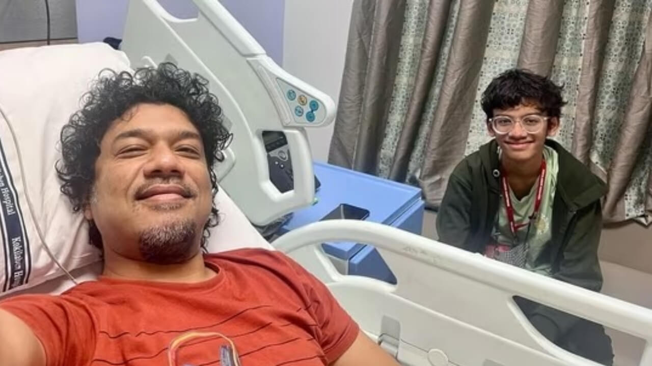 Singer Papon hospitalised, gets overwhelmed as 13-year-old son Puhor becomes his night attendant 806841