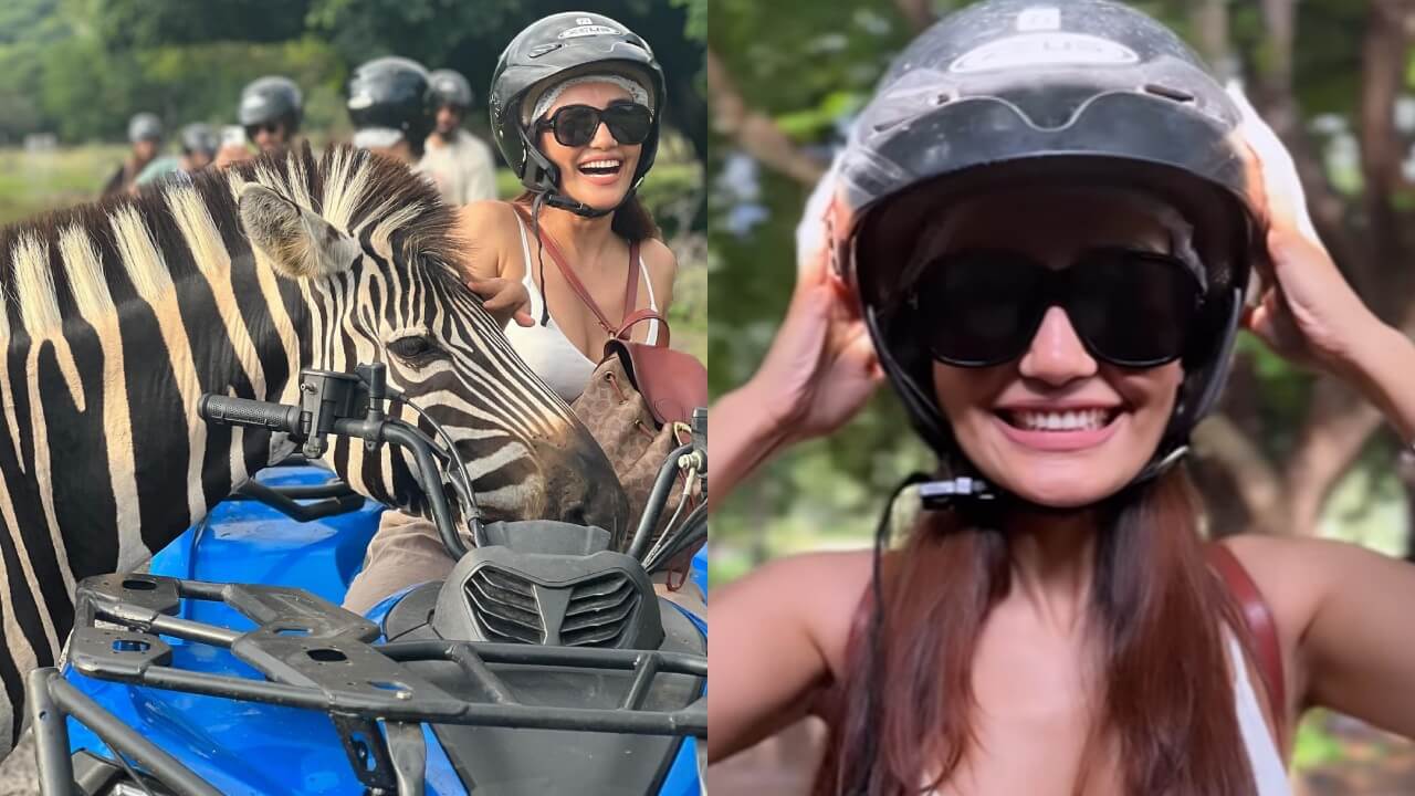Surbhi Jyoti is busy enjoying fun rides in Mauritius, check out 810498