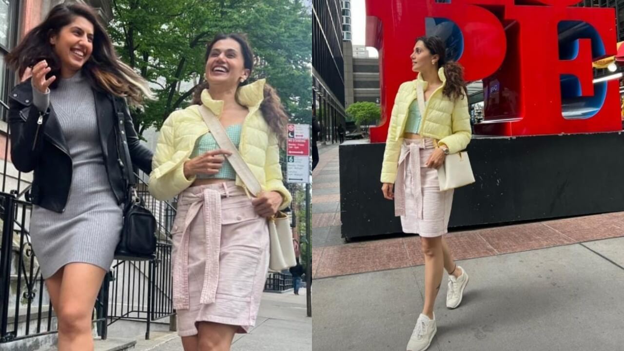 Taapsee Pannu Enjoys Vacation With Shagun Pannu In New York City; See Pics 804223