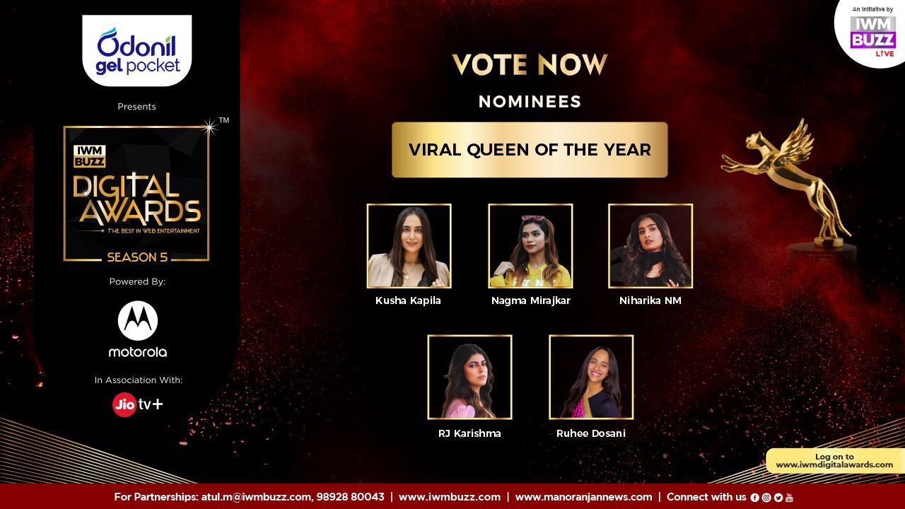 Vote Now: Viral Queen Of The Year? Nagma Mirajkar, Kusha Kapila, Niharika NM, RJ Karishma, Ruhee Dosani 811843