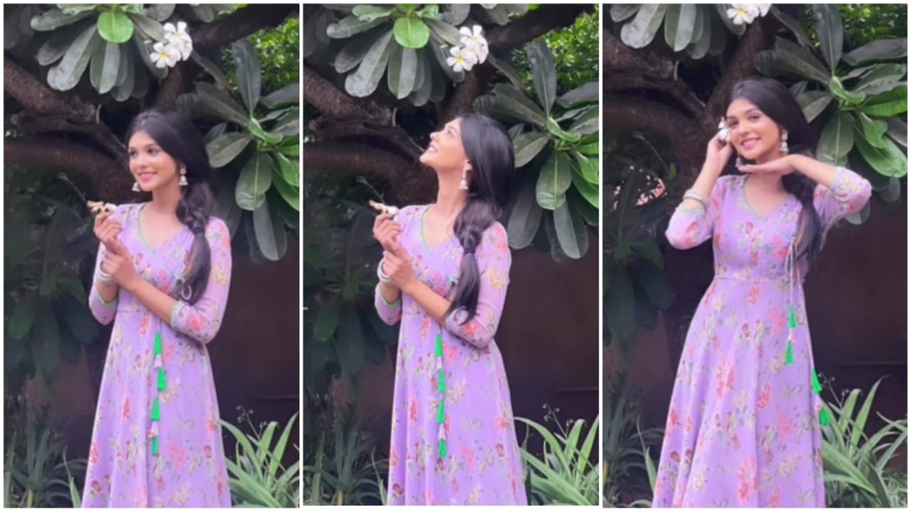 Watch: Pranali Rathod Turns Muse In Floral Anarkali; Fans Couldn't Stop Gushing 811065