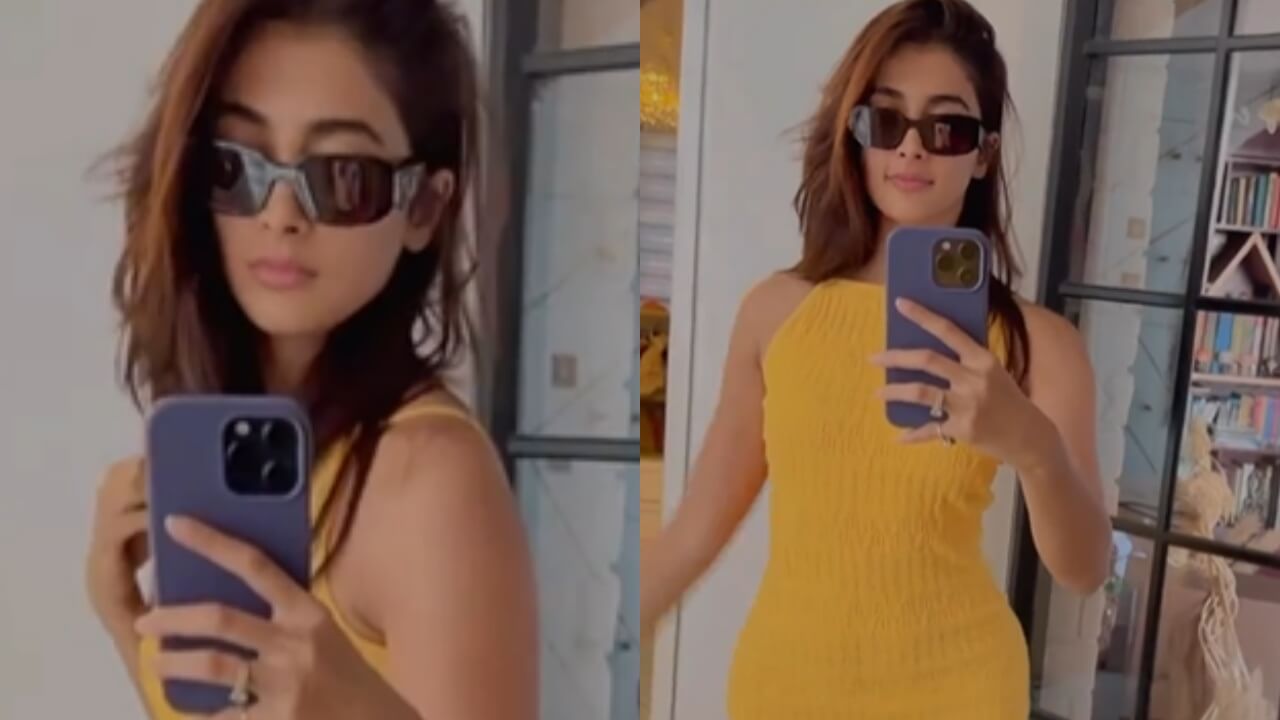 Watch Video: Pooja Hegde in yellow sunflower dress is summer vibes personified 808796