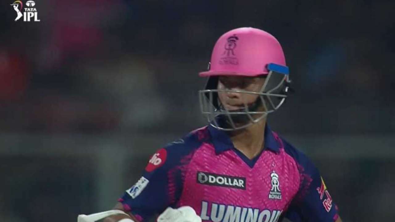 Watch: Yashasvi Jaiswal's viral celebration moment after hitting fastest fifty in IPL 806284