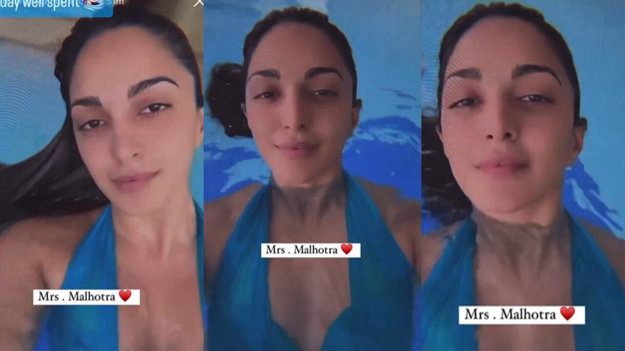 'Water baby' Kiara Advani and her day out in pool ( rare video inside) 803074
