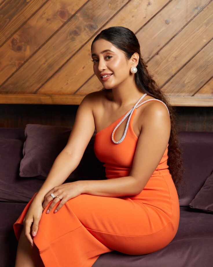 YRKKH: Shivangi Joshi raises heat in orange one-shoulder outfit (bold pics alert) 808758