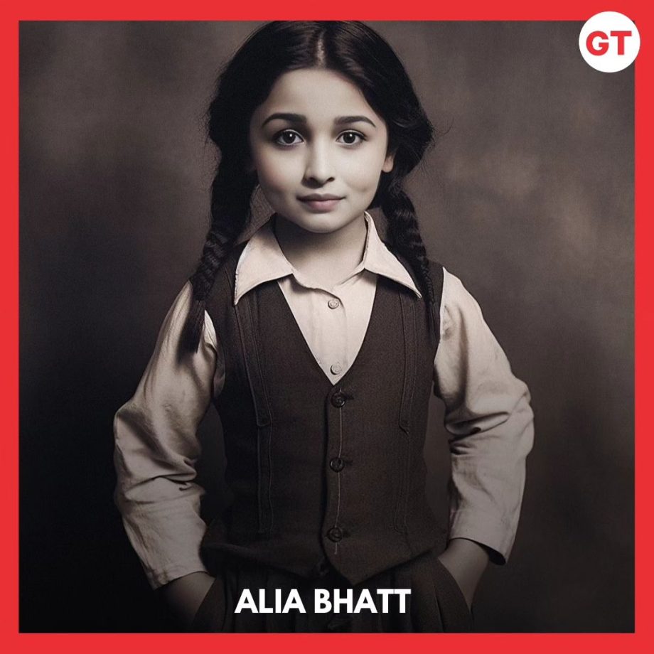 Alia Bhatt, Ananya Panday to Ranbir Kapoor, all look irresistibly cute as kids in AI-generated pictures 817378