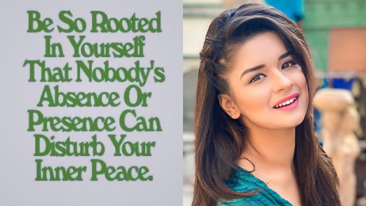 Avneet Kaur shares cryptic post on social media, talks about 'inner peace' being disturbed 814373