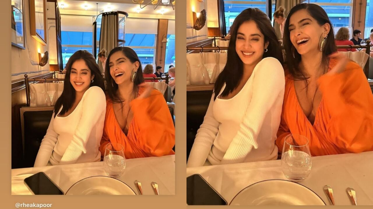 Cousin love! Sonam Kapoor and Janhvi Kapoor reunite with a laughter in London 819629