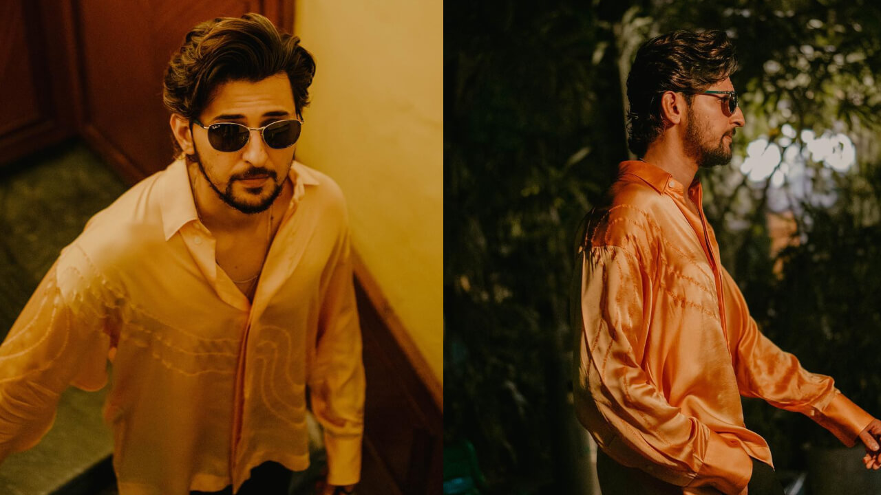 Darshan Raval takes the funk on the notch in satin orange shirt, see pics 814280