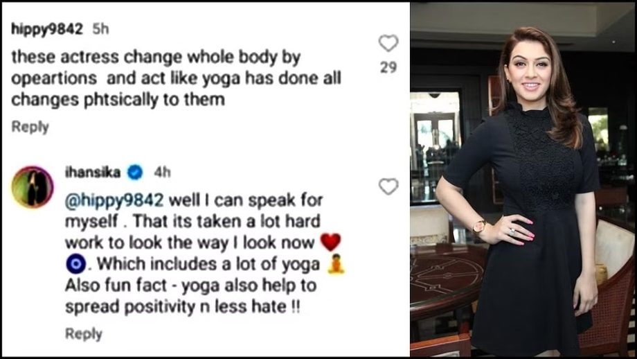 Hansika Motwani gets accused of weight loss surgery post marriage, actress reacts 819181