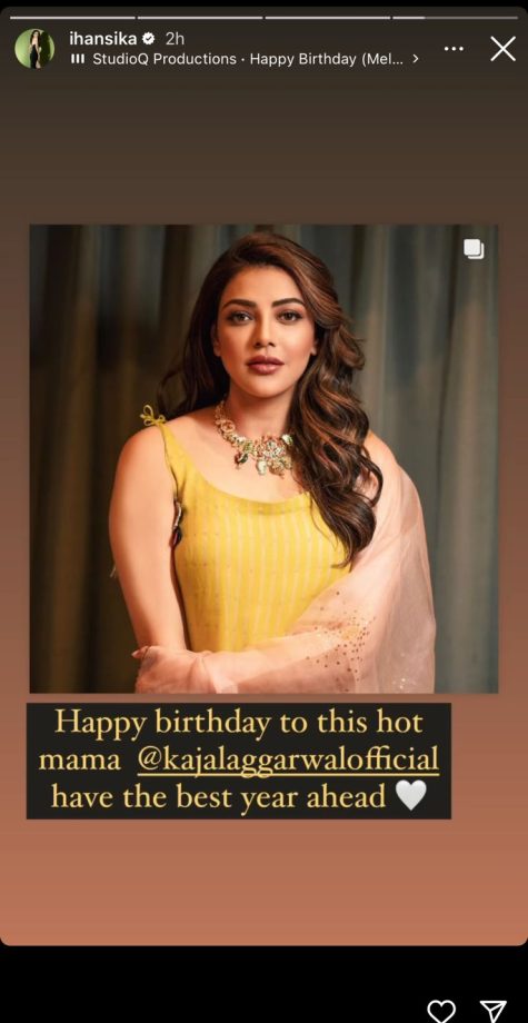 Hansika Motwani thinks Kajal Aggarwal is the ‘hot mama’, wishes her on her birthday, check out 817131