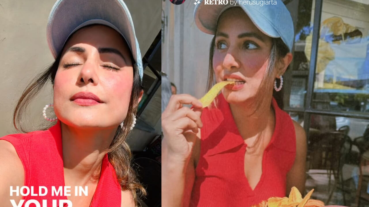 Hina Khan Glows In Sunkissed Picture, Enjoys Turkey Croissant 819066