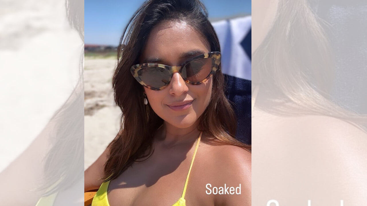 Ileana D’Cruz flaunts her growing baby bump in yellow bikini, see pic 813257