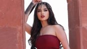 Jannat Zubair Rahmani is all about princess vibes in dark red strapless bodycon dress, check out 819832