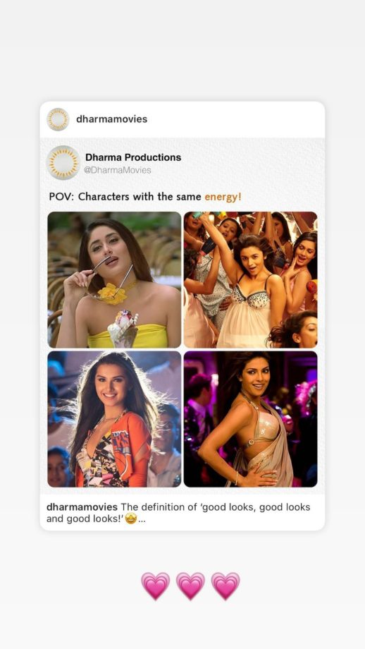 Kareena Kapoor, Alia Bhatt, Priyanka Chopra and Tara Sutaria all get hailed for ‘good looks’ by Dharma Productions, check out 814796