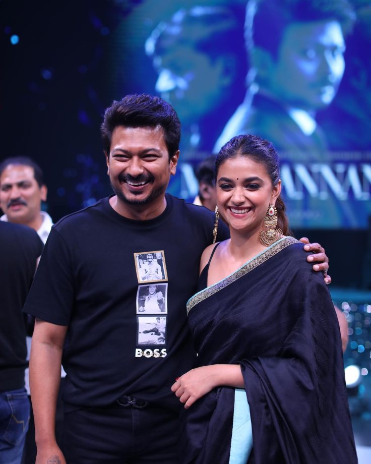 Keerthy Suresh prompts elegance in black sheer saree, check out 814671