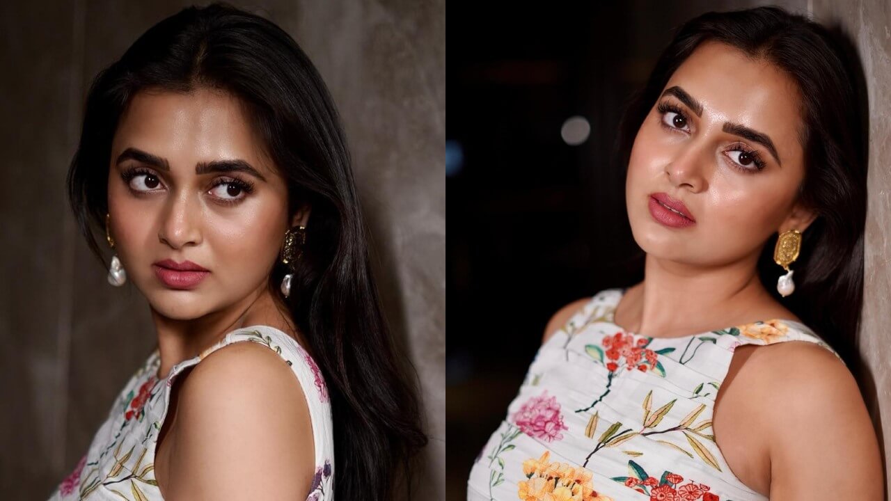 Naagin Swag: Tejasswi Prakash's floral maxi dress and matching earrings grabs attention 816092