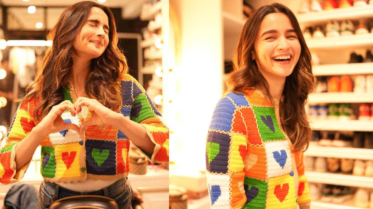 Netflix Tudum 2023: Alia Bhatt goes vibrant in crochet multicoloured top 815926