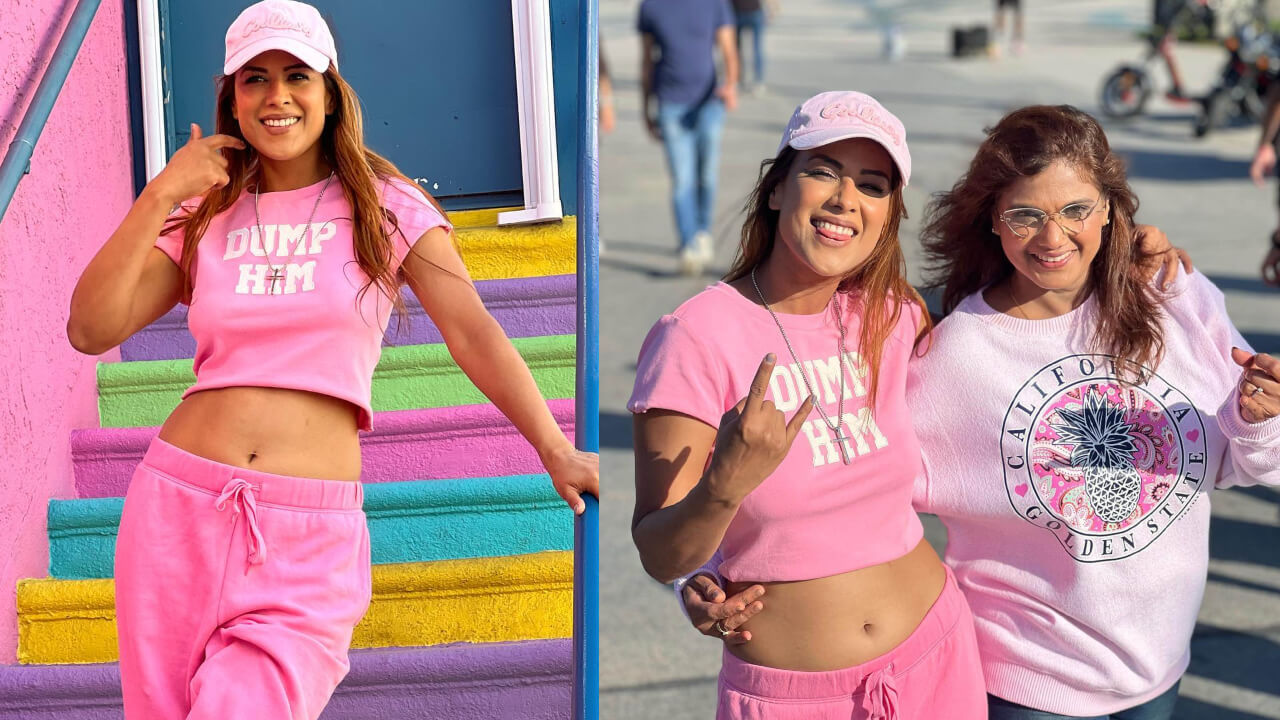 Nia Sharma Flaunts Midriff In Pink, Check Out
