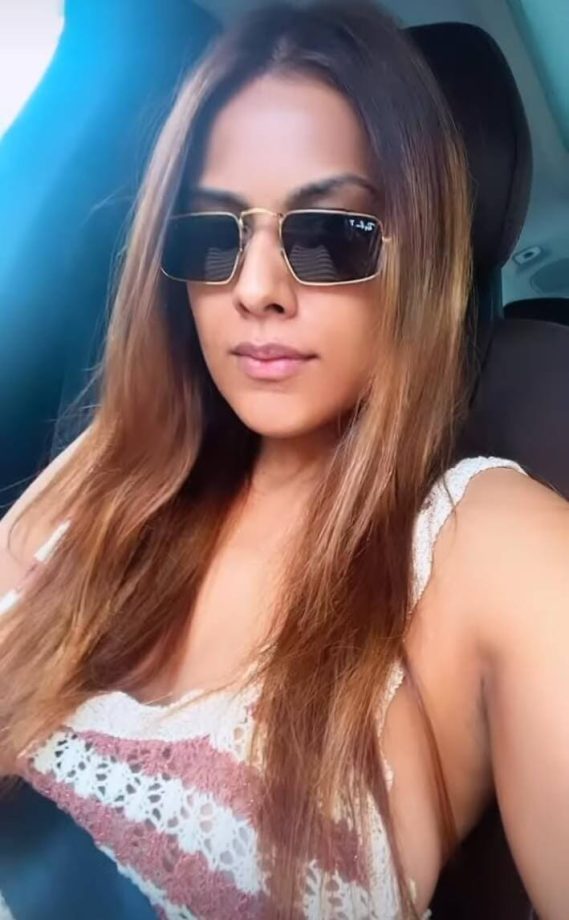 Nia Sharma Looks Cool In Knitted Top And Glasses; See Pics 812607