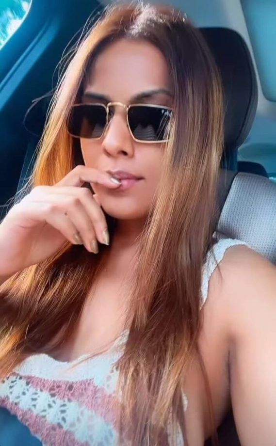 Nia Sharma Looks Cool In Knitted Top And Glasses; See Pics 812608