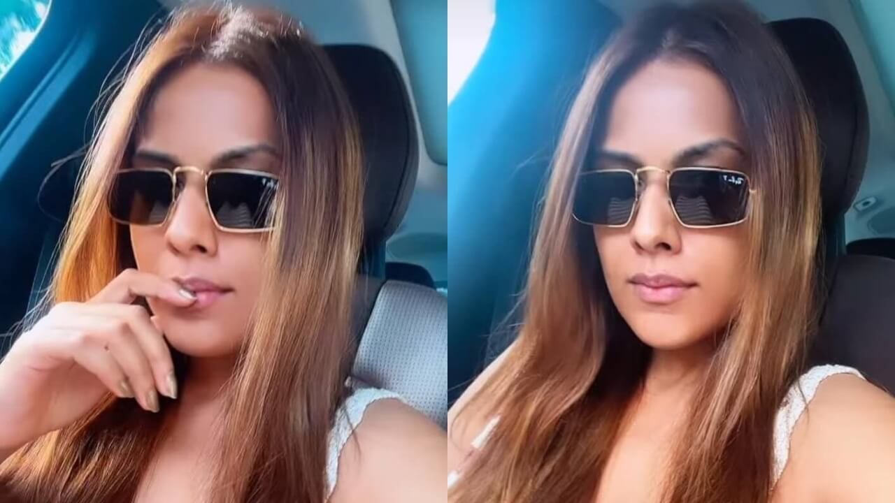 Nia Sharma Looks Cool In Knitted Top And Glasses; See Pics 812609