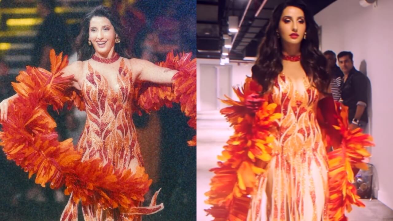 Nora Fatehi reveals special secrets of her shimmery sensuous outfit, watch full video 814339