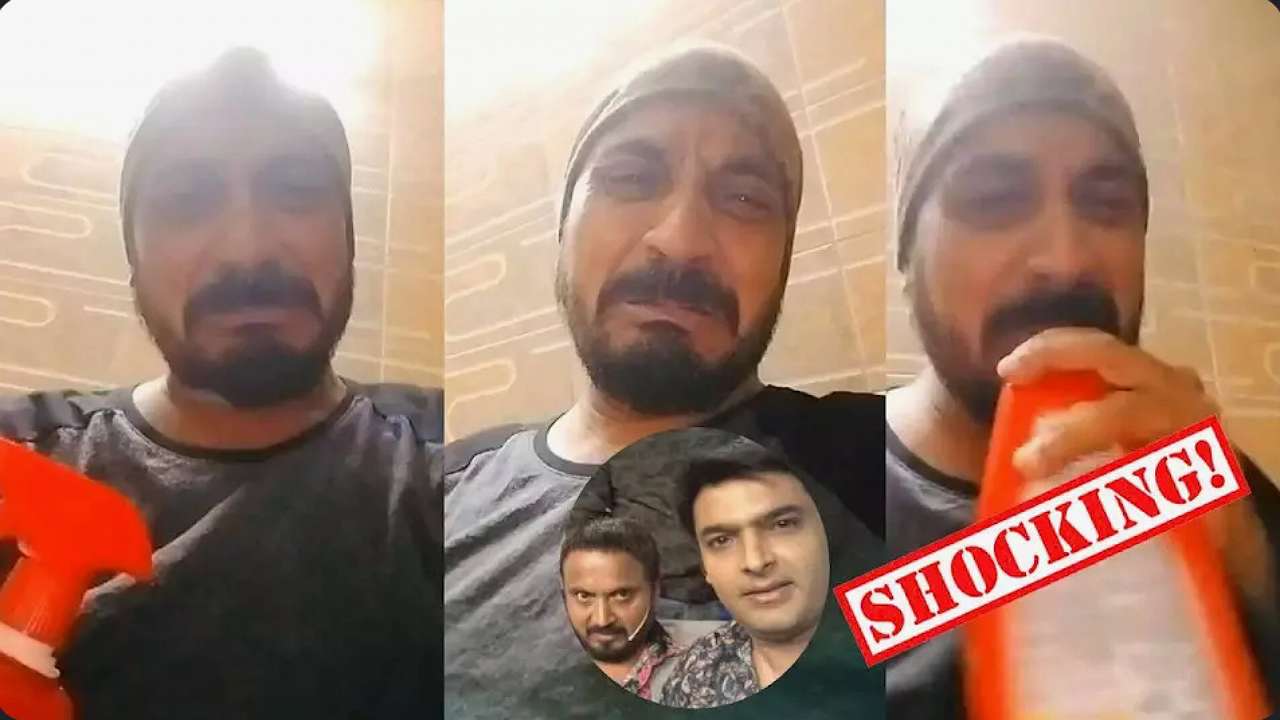 OMG: Kapil Sharma’s co-star Tirthanand Rao drinks poison, attempts suicide during FB Live
