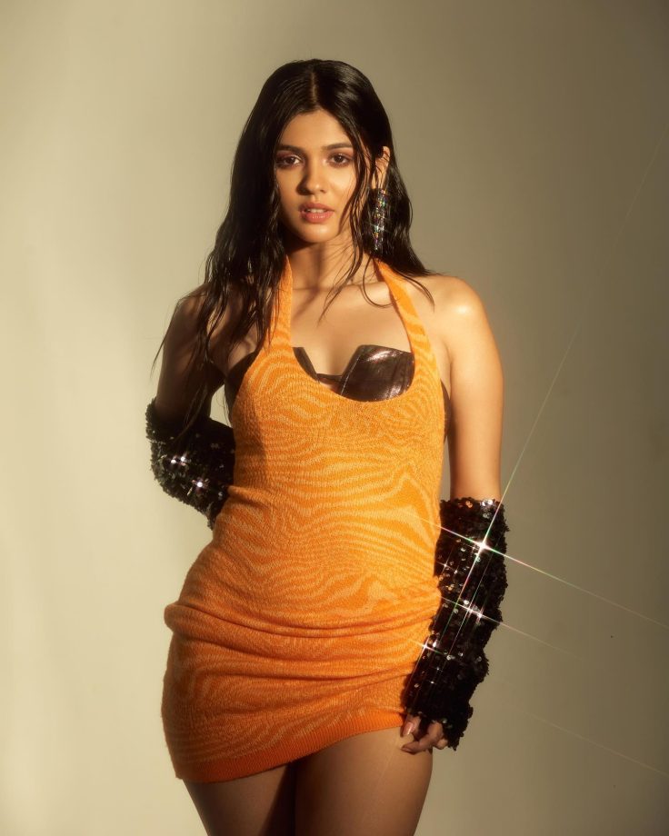 Pranali Rathod Sizzles In Tangerine Mini Dress, Karishma Sawant Feels The Heat 818190