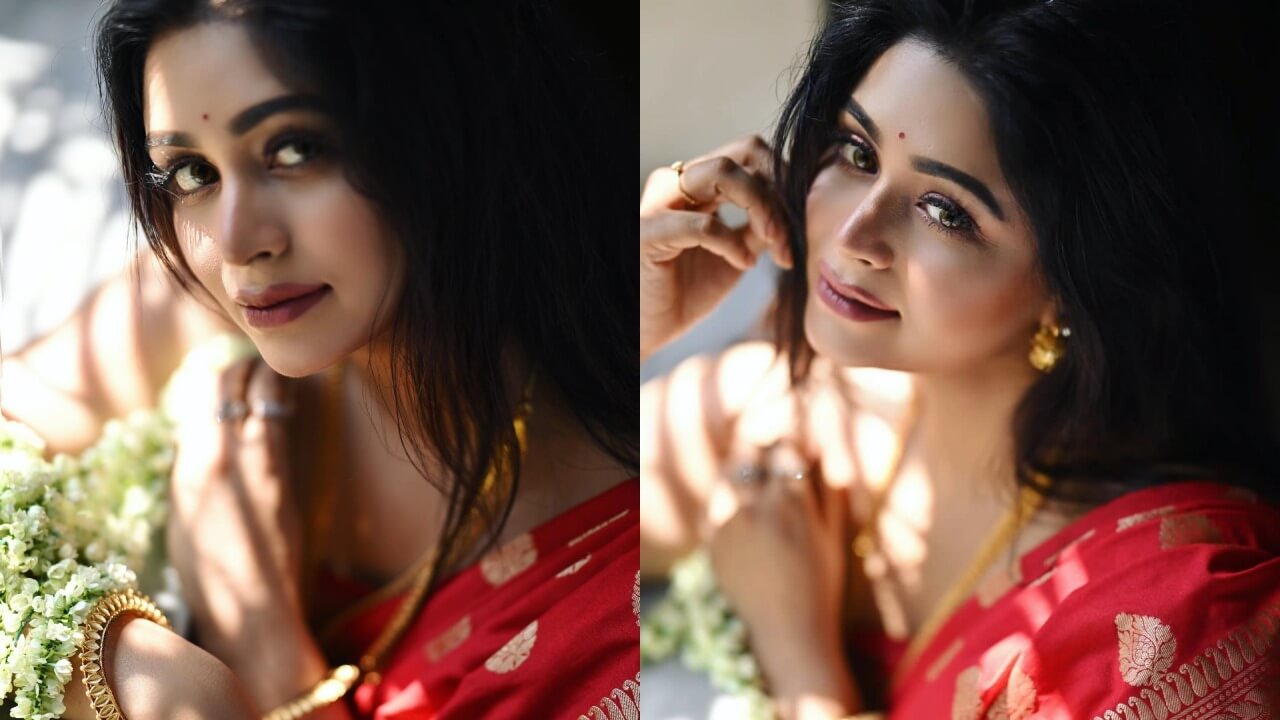 Ritabhari Chakraborty Looks Magical In Red Saree And Bold Eyes; Check Out 814609