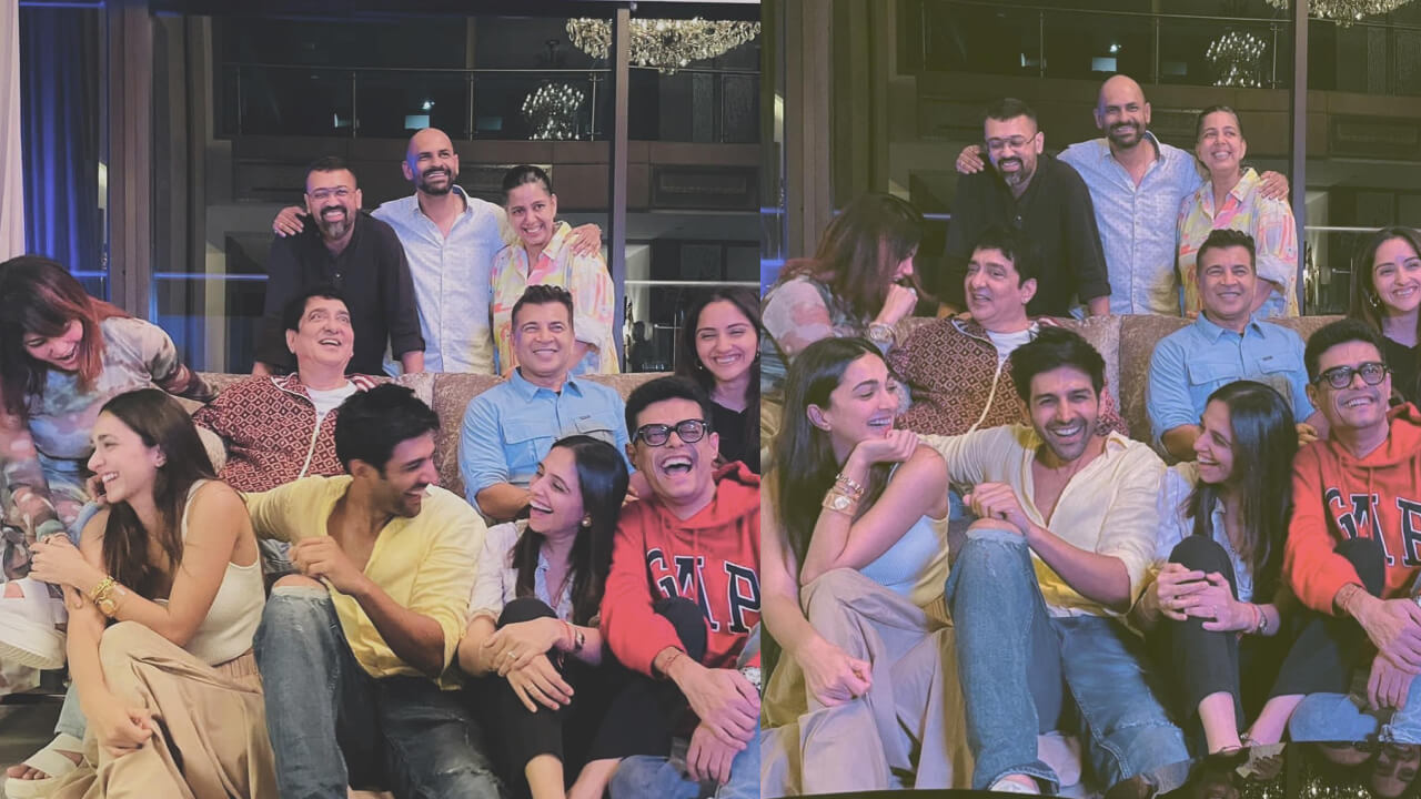 Satyaprem aka Kartik Aaryan shares an all smiles picture of Satyaprem Ki Katha team after receiving an overwhelming response on the trailer 813127