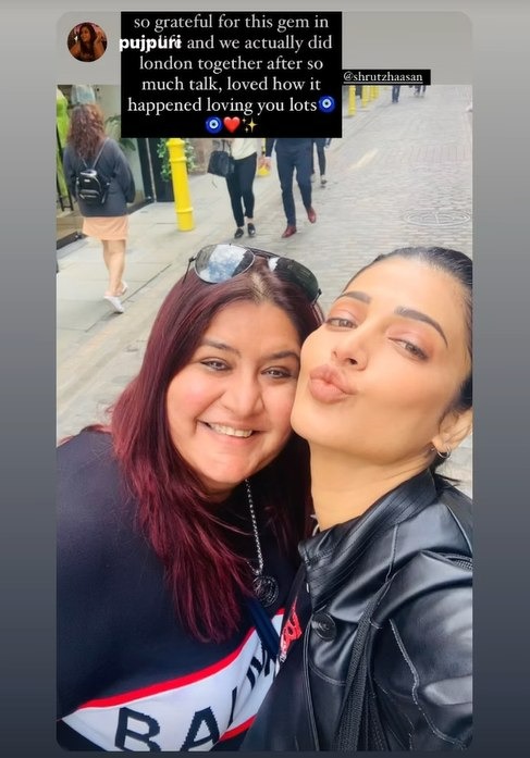 “So grateful for this gem”, Shruti Haasan’s special message for her friend 814803