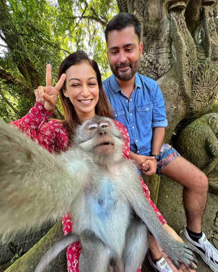 TMKOC: Sunayana Fozdar's cute and adorable 'monkey' love 817857