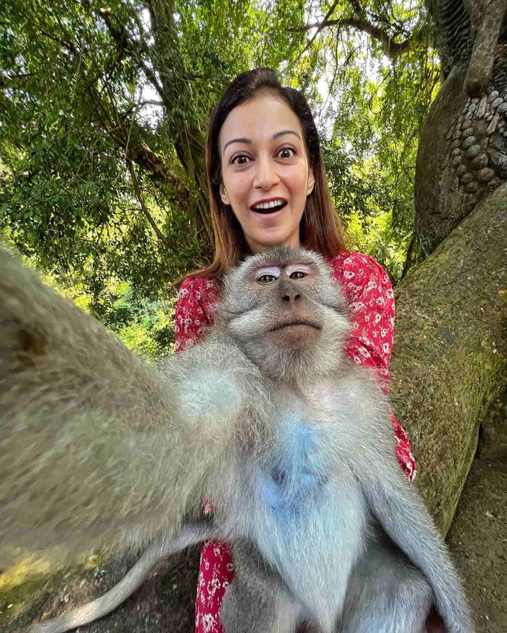 TMKOC: Sunayana Fozdar's cute and adorable 'monkey' love 817858