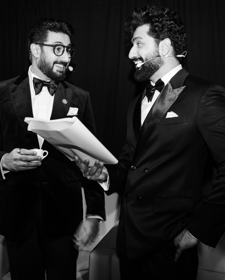 Vicky Kaushal plays the monochromatic glam in tuxedo, see pics 817266