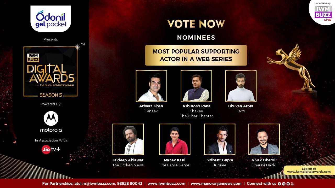 Vote Now: Most Popular Supporting Actor In A Web Series? Arbaaz Khan, Ashutosh Rana, Bhuvan Arora, Jaideep Ahlawat, Manav Kaul, Sidhant Gupta, Vivek Oberoi