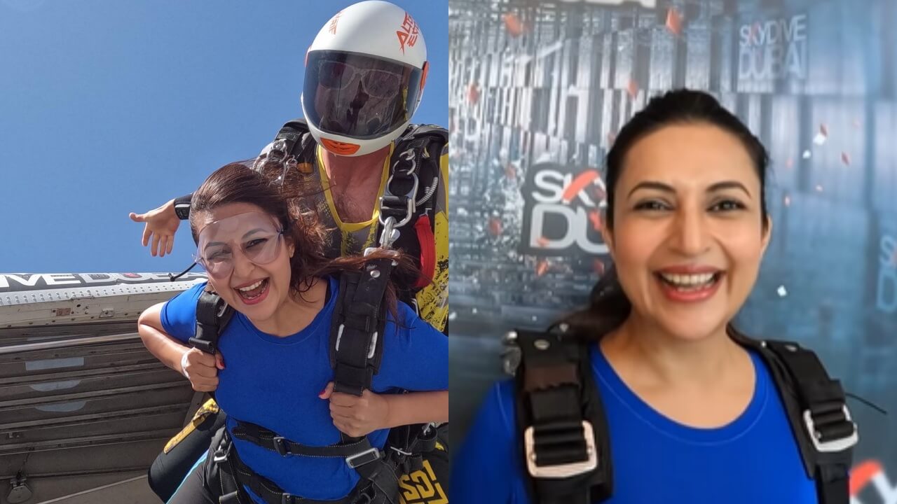 Watch: Divyanka Tripathi aces skydive like a pro 812642