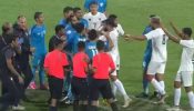Watch: India-Pakistan players engage in heated exchange during SAFF Championship match, check out 818517
