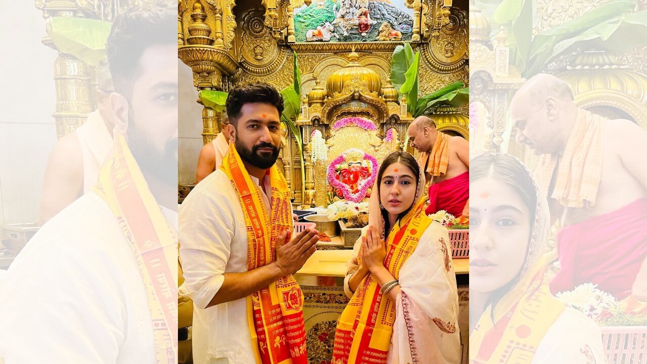 Watch: Vicky Kaushal and Sara Ali Khan visit Siddhivinayak temple after Zara Hatke Zara Bachke success, check out 813349